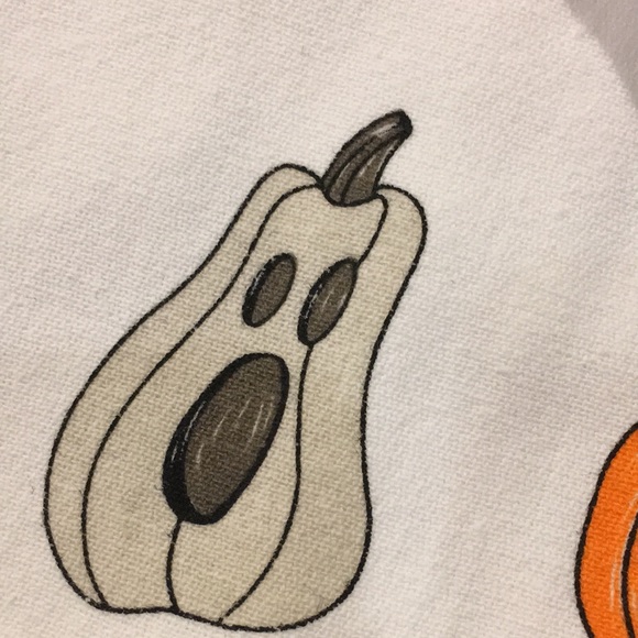 Jack O Lantern Faces Halloween Fall Kitchen Towels Set of Two NWT Cotton 25x15” - Picture 7 of 16